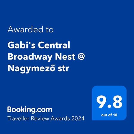 Gabi'S Central Broadway Nest @ Nagymezo Str Budapest Bagian luar foto
